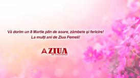ZIUA de Constanța Vă dorim un 8 Martie plin de soare, zâmbete și fericire! La mulți ani de Ziua Femeii!  