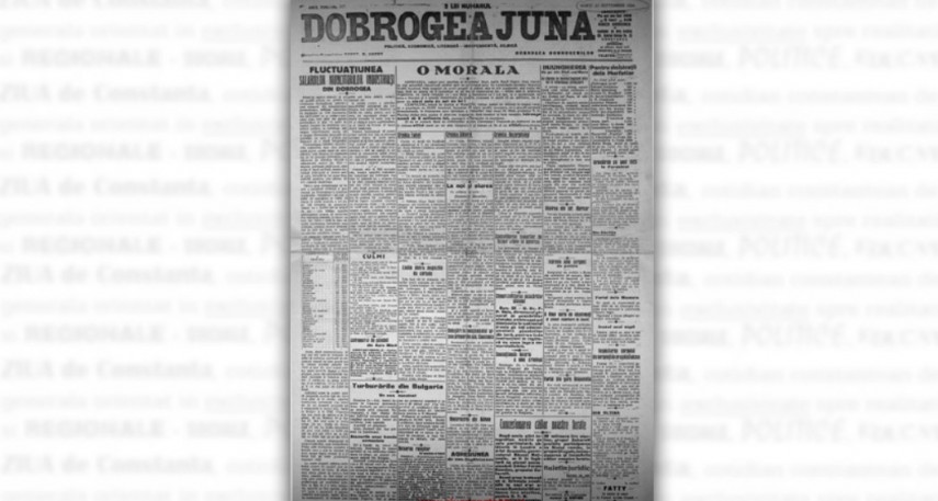 Sursă foto: „Dobrogea Jună”, 23 septembrie 1924