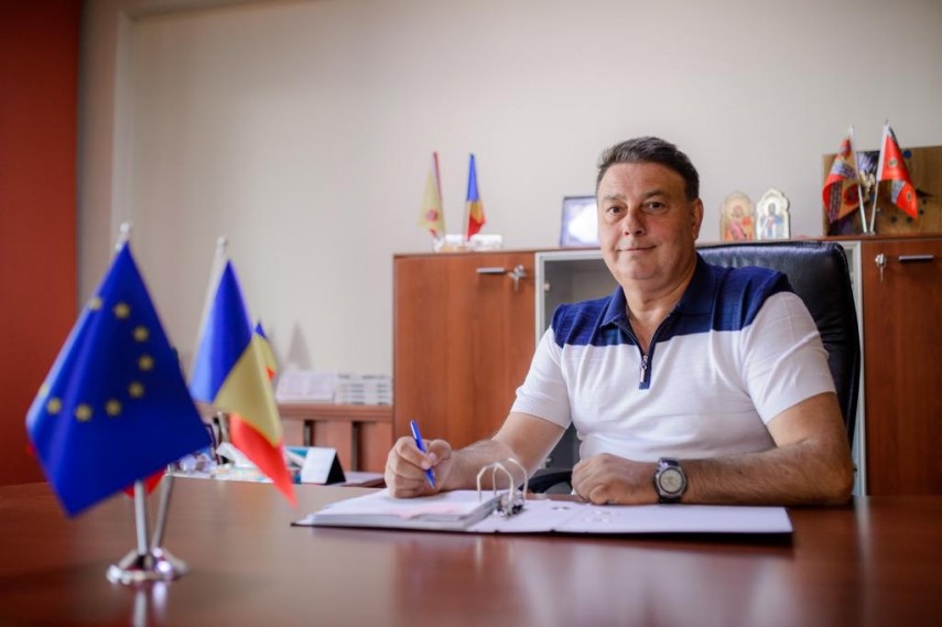 Florin Mitroi, primarul comunei Valu lui Traian. Sursa foto: Facebook