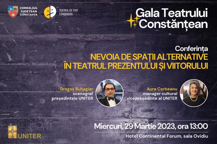 “Nevoia de spatii alternative in teatrul prezentului si viitorului, conferinta organizata de Teatrul de Stat Constanta