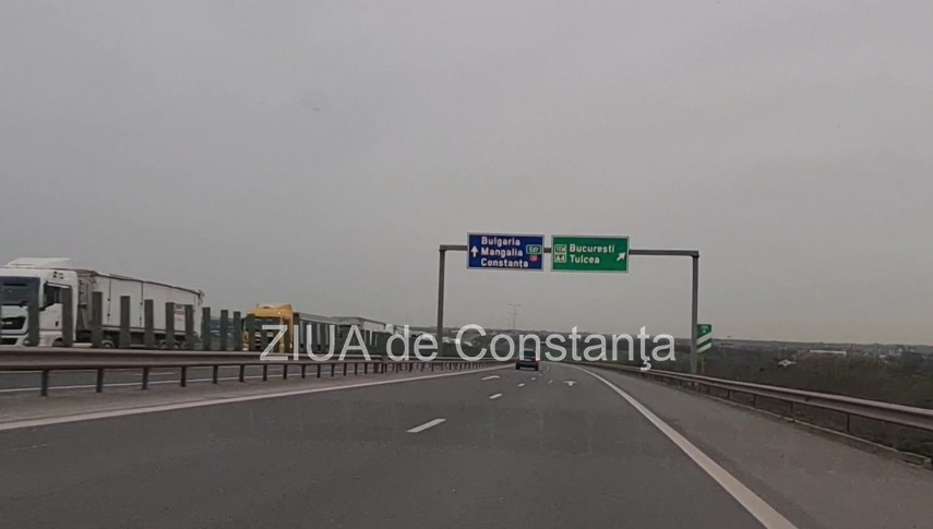 rabdarea soferilor pusa la incercare coloana de tir uri pe a4 pana in port foto video 810617