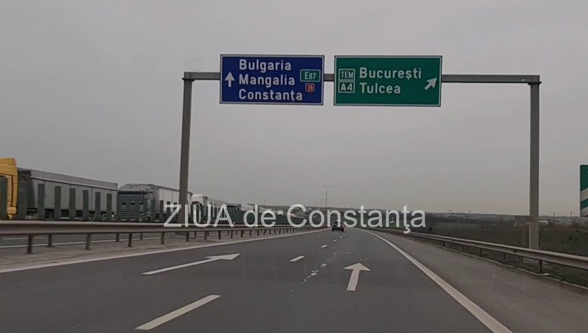 rabdarea soferilor pusa la incercare coloana de tir uri pe a4 pana in port foto video 810617