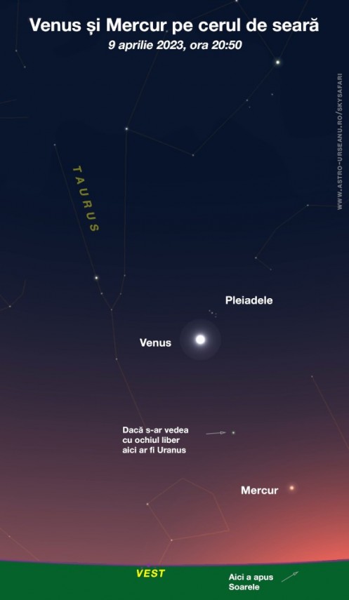 ce se poate vedea pe cerul noptii in luna aprilie foto 810681