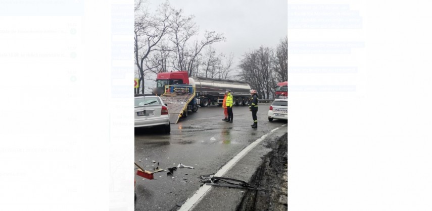 Accident. Foto: IPJ ARgeș