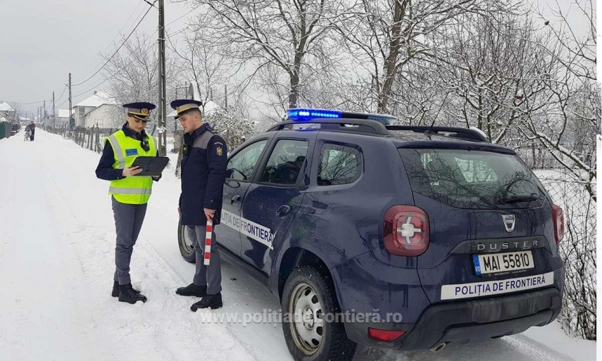 Control la frontieră. Foto: Poliția de Frontieră