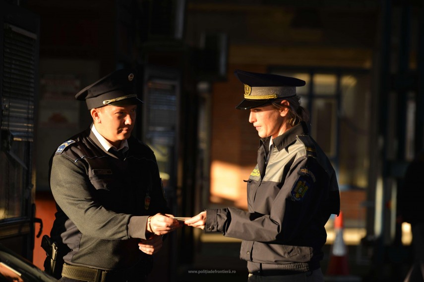 Control la frontieră. Foto: Poliția de Frontieră