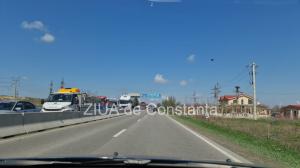 Traficul rutier între Mihail Kogălniceanu și Ovidiu, blocat! Coloana de mașini se întinde pe kilometri (GALERIE FOTO+VIDEO)