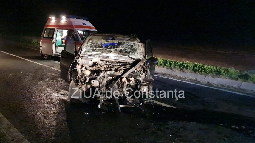 Imagini de la accidentul de la Sibioara