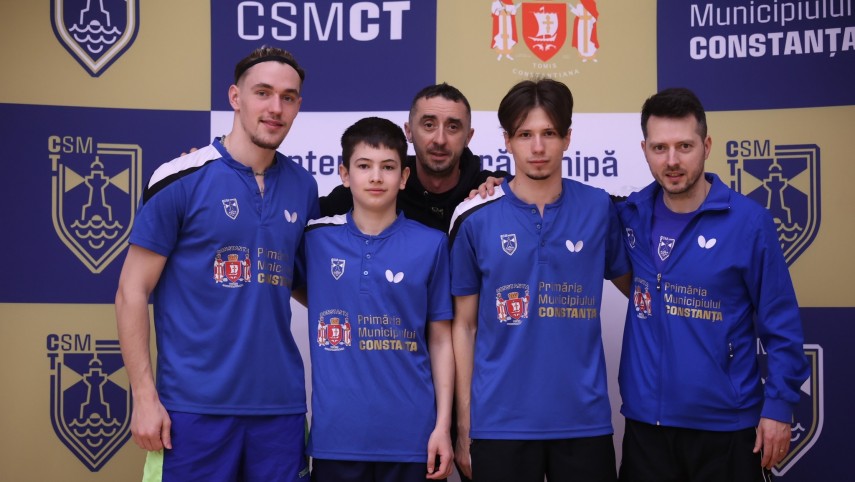 Tenis de masa: Echipa masculina a CSM Constanta a promovat in Divizia A (GALERIE FOTO)  