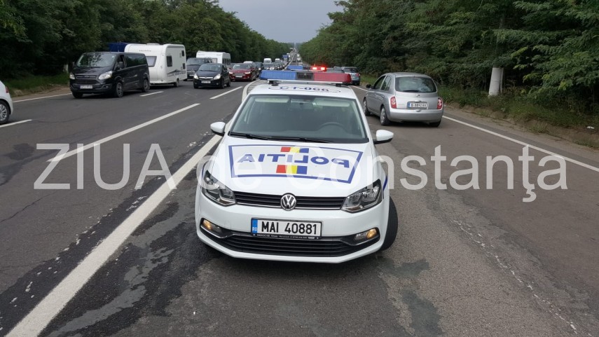 Judetul Constanta: Patru persoane ranite intr-un accident rutier pe DN 2A in zona Hanul Morilor