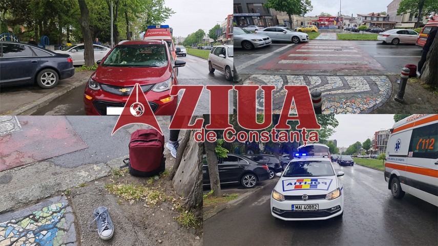 Accident rutier. Foto : ZIUA de Constanța