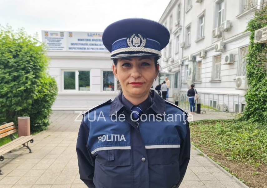 Purtătorul de cuvânt al IPJ Constanța, Olimpia Ceară