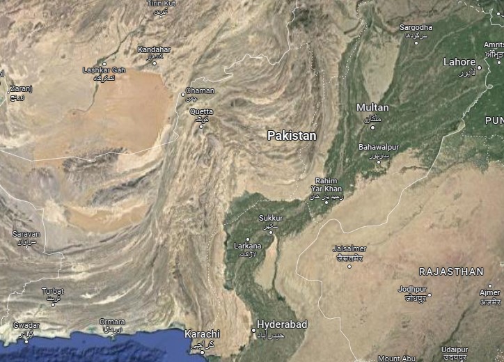 Pakistan. Sursa foto: Google Maps