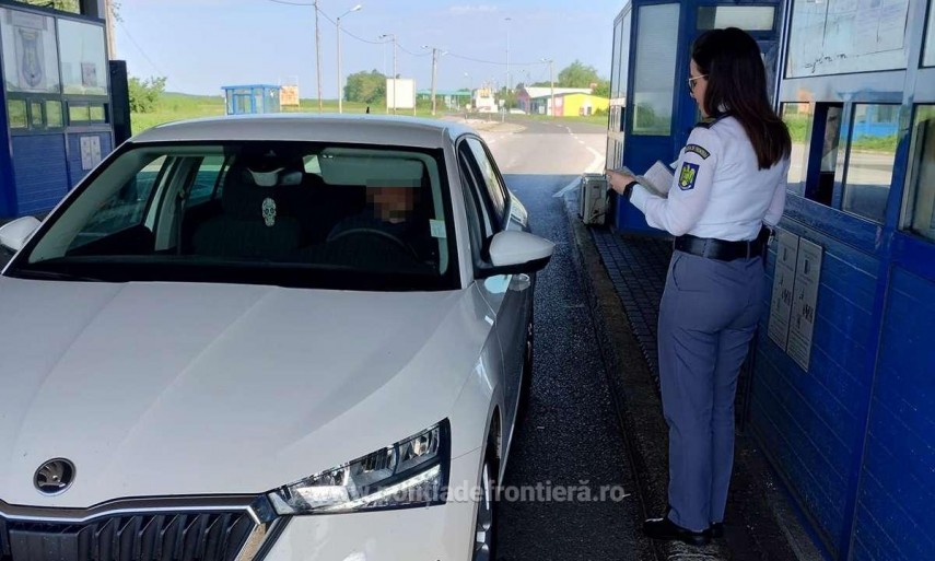 Control la frontieră. Foto: Poliția de Frontieră