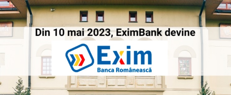 Exim Bank devine EXIM Banca Romaneasca 