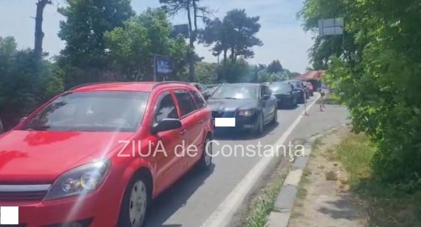 Trafic intens! Cozi de masini la intrare in Vama Veche (FOTO+VIDEO)  