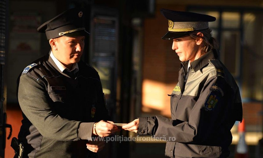 Control la frontieră. Foto: Poliția de Frontieră