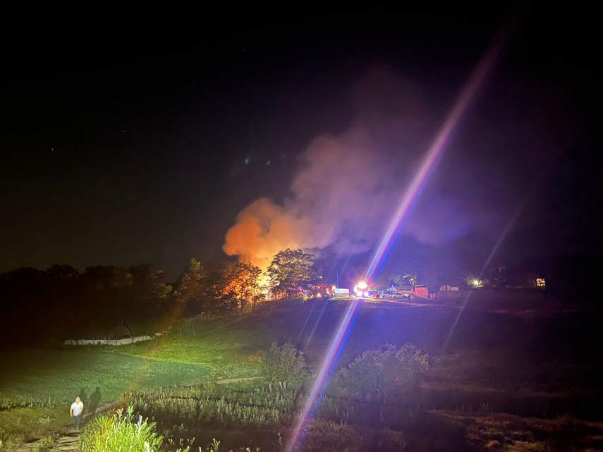 incendiu violent in tulcea foto 816403