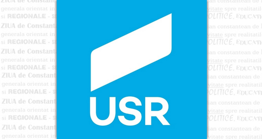 Protest al USR Constanta fata de decizia presedintelui de a il numi in functia de premier pe liderul PSD, Marcel Ciolacu
