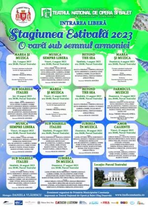 Stagiunea Estivală 2023 Spectacole în aer liber la Constanța! Iată programul evenimentelor