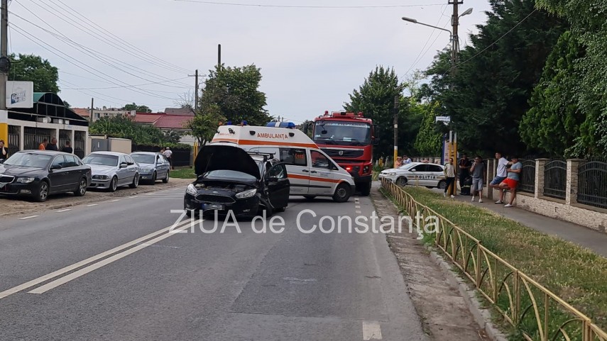 Accident rutier . Foto  ZIUA de Constanța