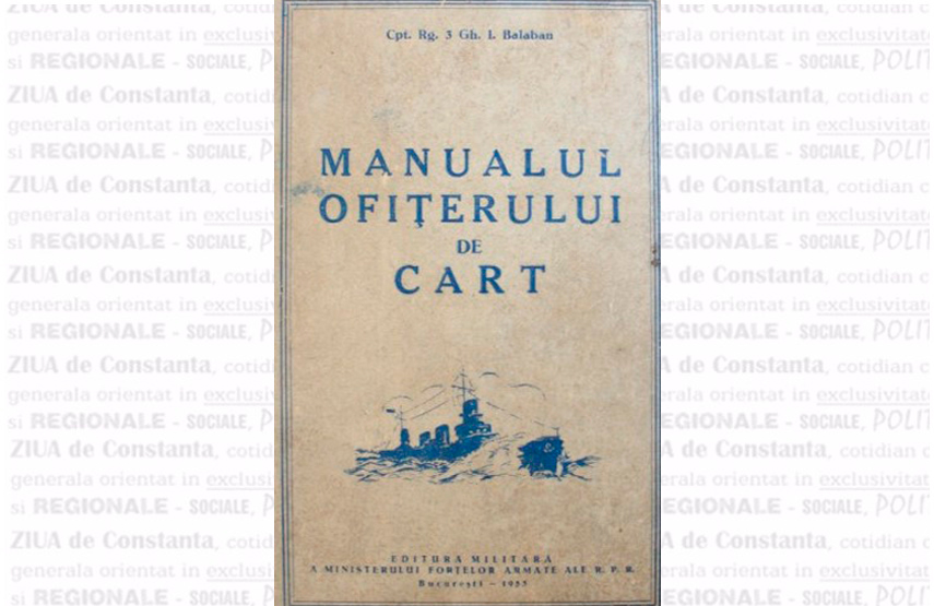 „Manualul ofițerului de cart“, 1953 - Gheorghe Balaban. Sursa foto: Colecția Marian Moșneagu