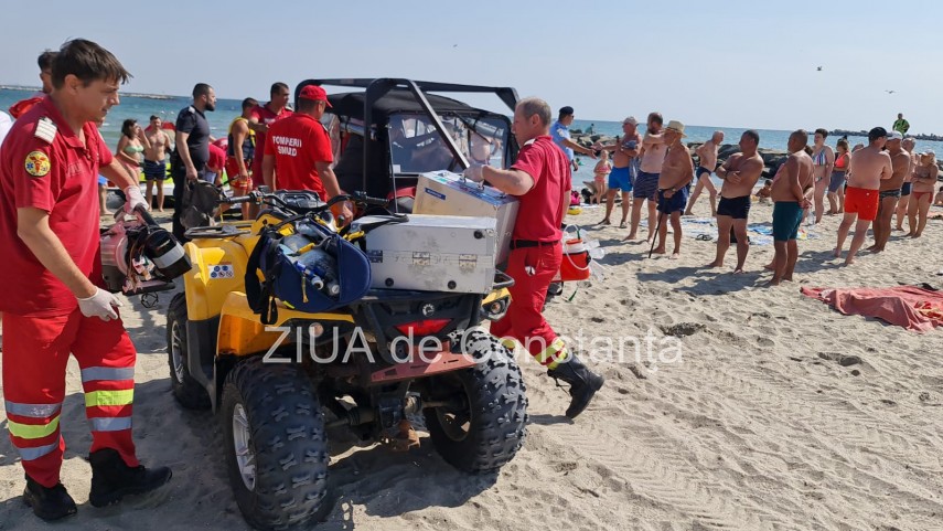 alerta in statiunea mamaia o persoana scoasa inconstienta din mare intervin salvatorii 819704