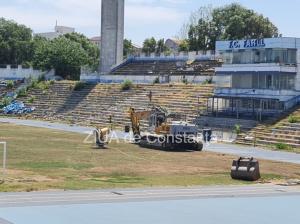 Constanța Începe demolarea stadionului „Gheorghe Hagi“. „Va deveni istorie, dar amintirile, oamenii rămân!“ (GALERIE FOTO) 