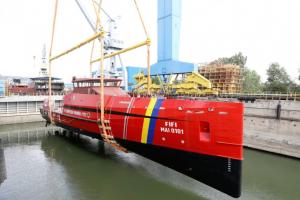 IGSU A doua Navă Multirol din România a fost lansată la Galați! Informații în exclusivitate despre noua navă (FOTO)
