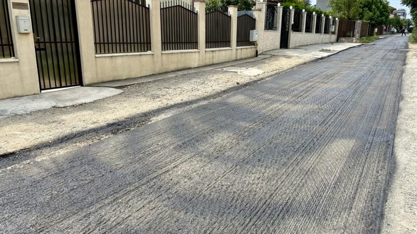 Strada Henri Coandă, decopertată. Sursă foto: Primăria Municipiului Constanța