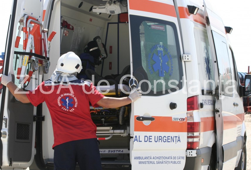 Ambulanță din Constanța. Foto cu rol ilustrativ.