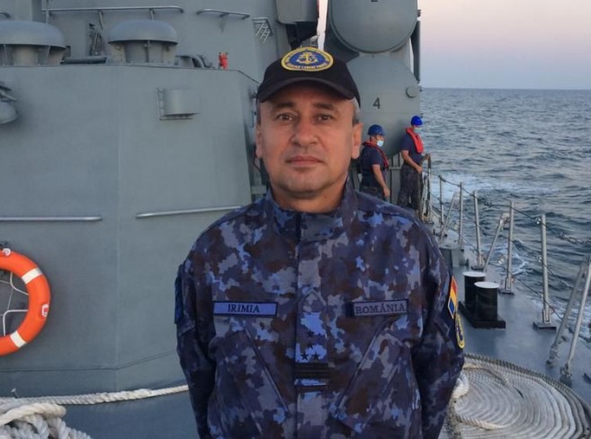 Marius Irimia, noul Maistru militar de comandă al Statului Major al Forțelor Navale Române.