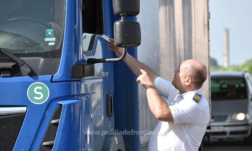 Control la frontieră. Foto: Poliția de Frontieră