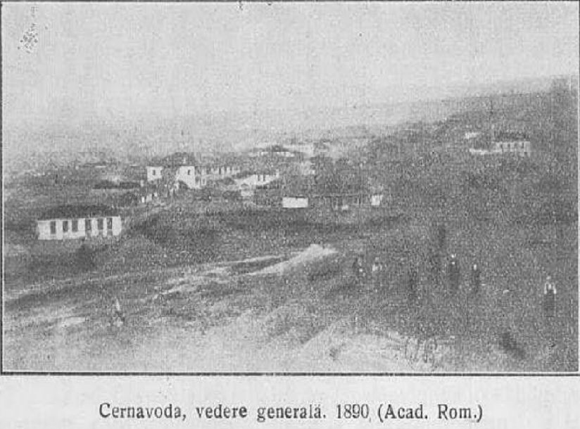 Cernavodă 1890. Sursă foto: „Istoricul orașului Cernavodă”, de Ioan I. Mușat