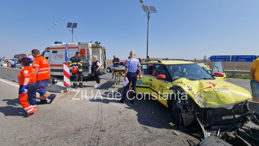 Accident rutier. Foto : ZIUA de Constanța