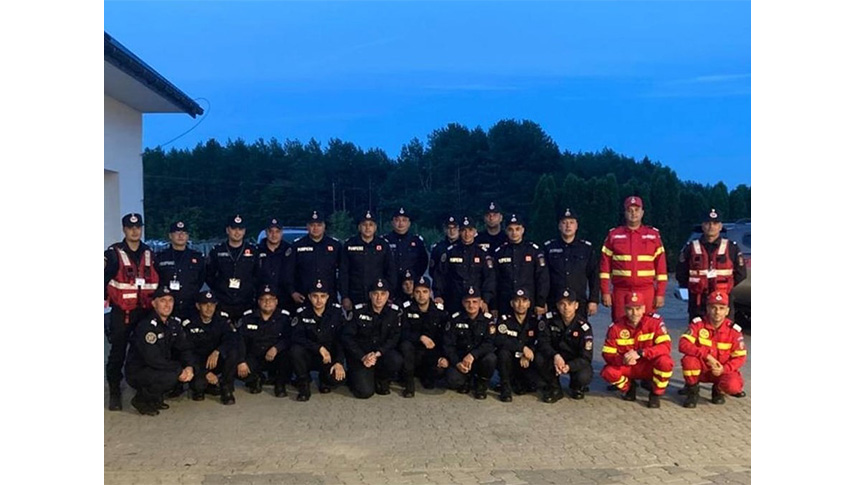 Pompierii militari bihoreni participă la un amplu exercițiu internațional, în Polonia. Sursa foto: ISU Bihor