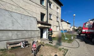 UPDATE ISU Suceava. Apartament în flăcări în orașul Gura Humorului! Sunt evacuați locatarii 
