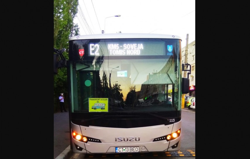 Traseu școlar. Foto: CT Bus