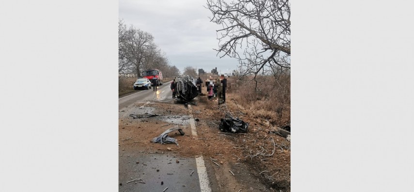 Accident rutier. Foto: IPJ Tulcea