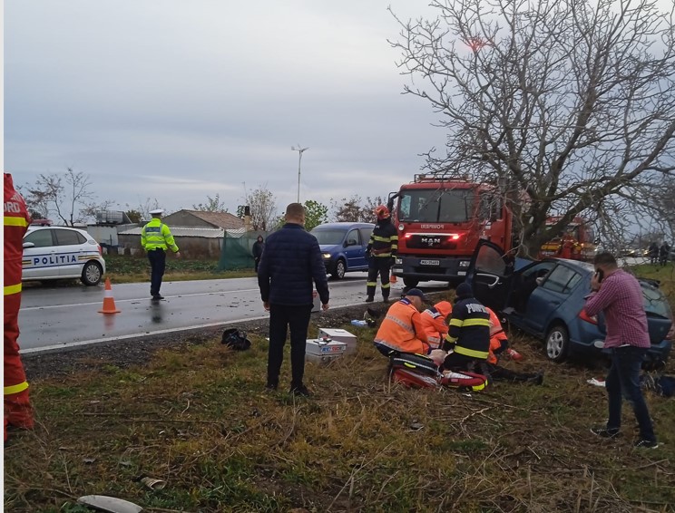 Accident rutier Techirghiol. Foto: Facebook/Plesca Mihai