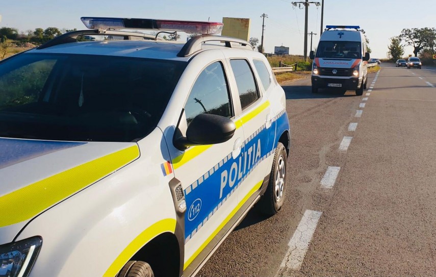 UPDATE: Accident rutier pe varianta Ovidiu! Primele informatii  