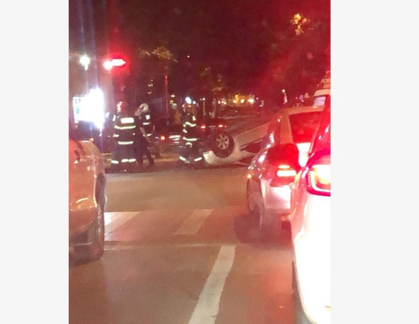 Știri Constanta azi: O masina s-a rasturnat in zona Miga din Constanta! Imagini de la fata locului (FOTO +VIDEO)   
