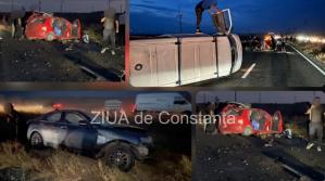 LIVE VIDEO. Știri Constanța azi UPDATE. Accident rutier cu șase victime la ieșirea din localitatea Mihai Viteazu. Un bărbat a murit (FOTO+VIDEO)            