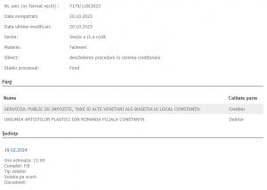 Să fie lovitura de grație pentru artiștii plastici din Constanța? SPIT Constanța cere insolvența Uniunea Artiștilor Plastici din România - Filiala Constanța     