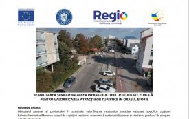 Reabilitarea și modernizarea infrastructurii de utilitate publică pentru valorificarea atracțiilor turistice în Orașul Eforie 