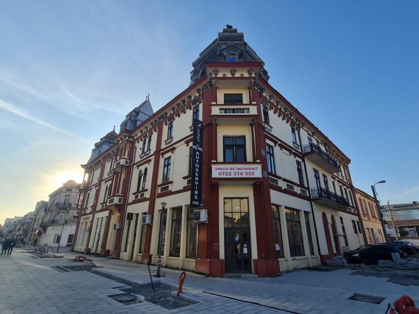 Sediul firmelor din strada Ștefan cel Mare, Constanța. Foto cu rol ilustrativ