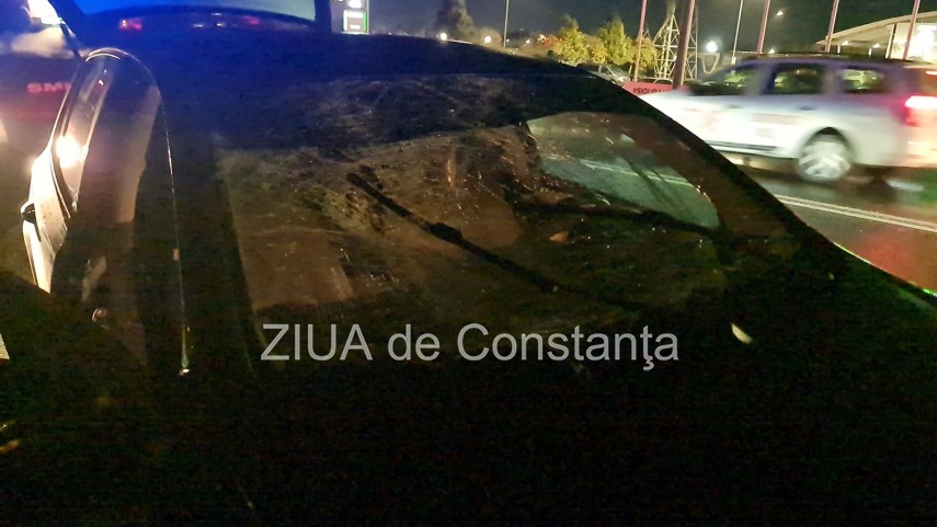 accident rutier in zona sensului giratoriu de la cumpana un pieton a fost ranit foto video 835112
