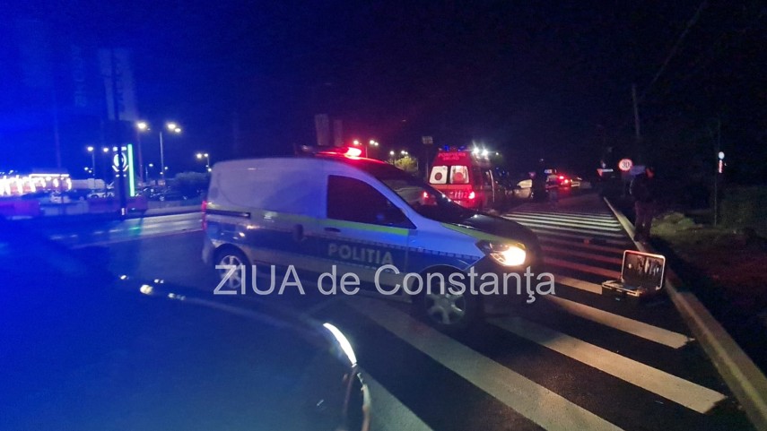 accident rutier in zona sensului giratoriu de la cumpana un pieton a fost ranit foto video 835112