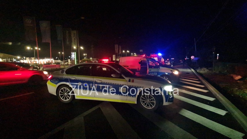 accident rutier in zona sensului giratoriu de la cumpana un pieton a fost ranit foto video 835112