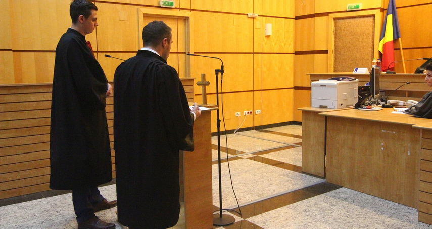 Avocați pledând, în sala de judecată, la Tribunalul Constanța. Foto cu rol ilustrativ din Arhiva ZIUA de Constanța